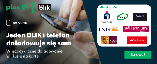 Jeden BLIK i telefon doładowuje się sam